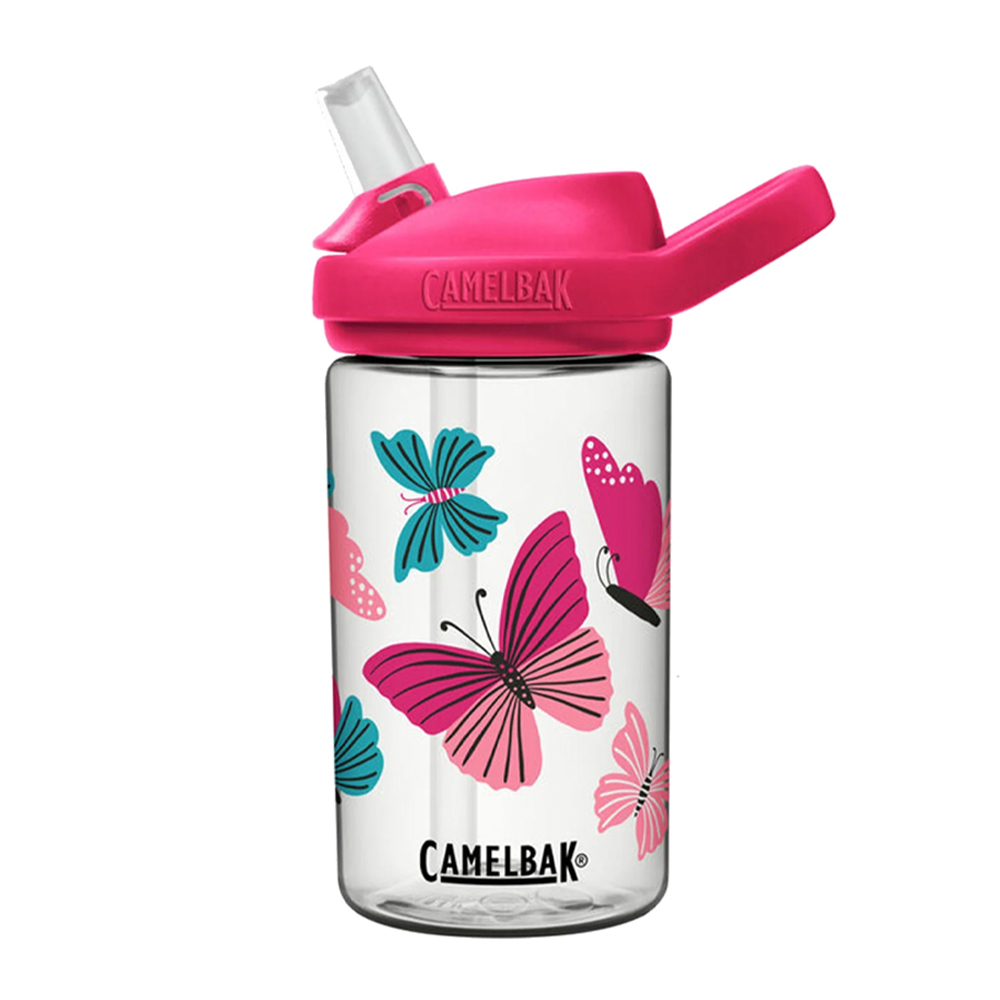 Botella Eddy+kids 14oz Tritan Block Butterflies Marca Camelbak 2472102041 Negro