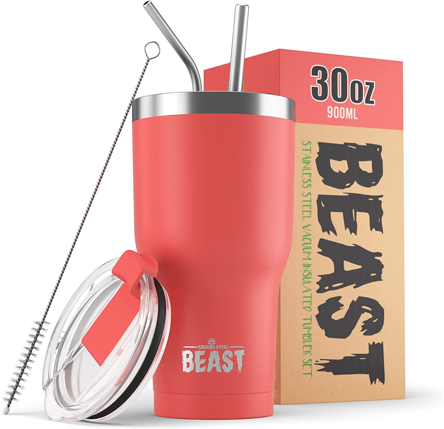 Foto 2 pulgar | Tumbler Greens Steel Beast 887 ml con Aislamiento al Vacío - Venta Internacional