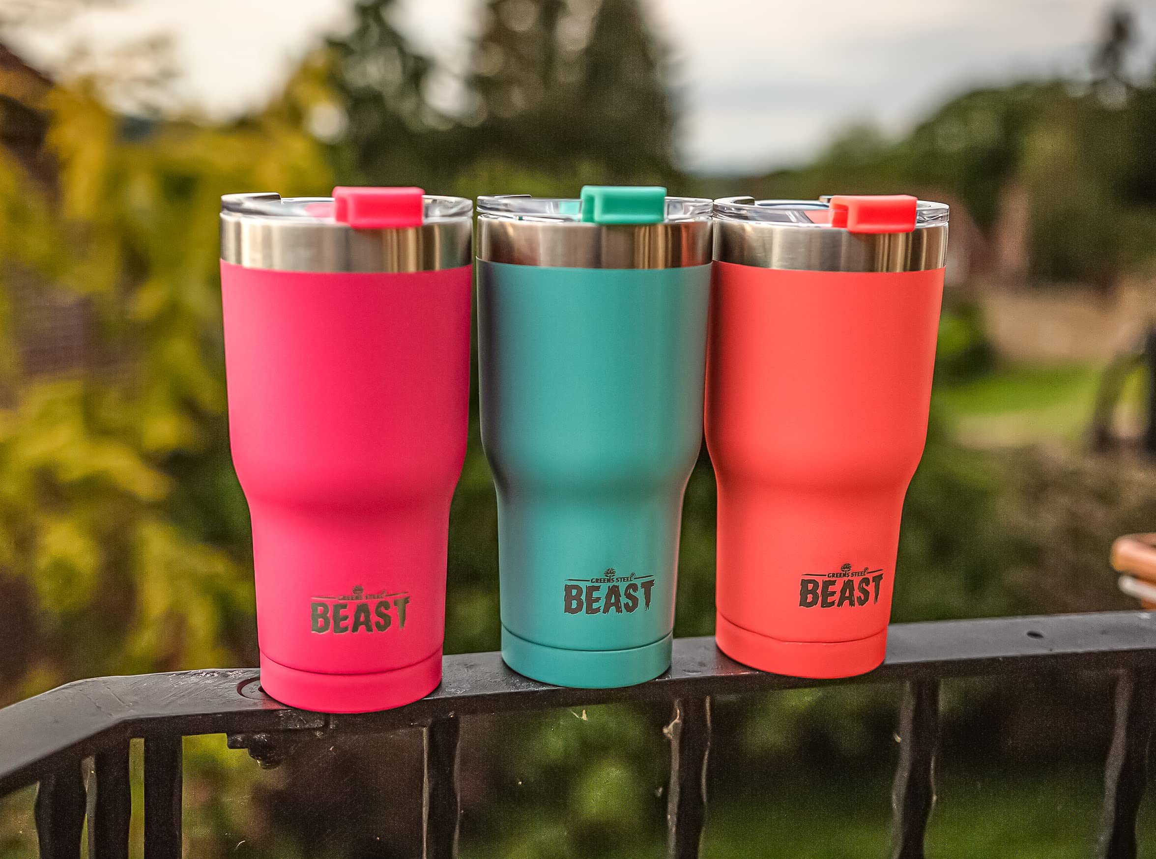 Foto 4 pulgar | Tumbler Greens Steel Beast 887 ml con Aislamiento al Vacío - Venta Internacional