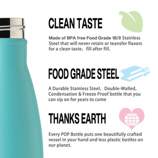 Foto 3 | Botella De Agua Meway De Acero Inoxidable Con Aislamiento - Venta Internacional