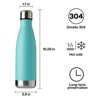 Foto 7 | Botella De Agua Meway De Acero Inoxidable Con Aislamiento - Venta Internacional