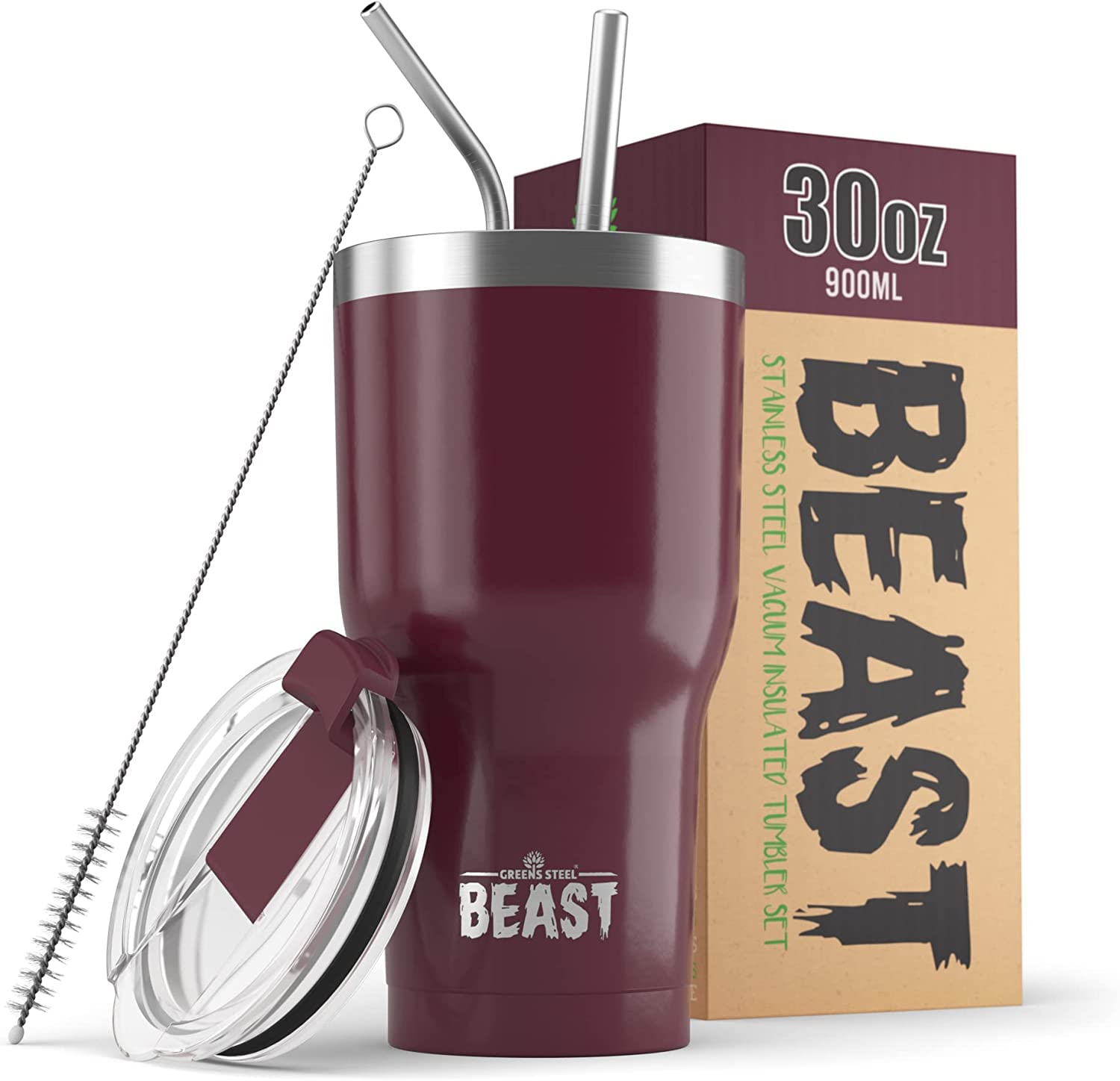 Tumbler Greens Steel Beast 887 ml con Aislamiento al Vacío - Venta Internacional