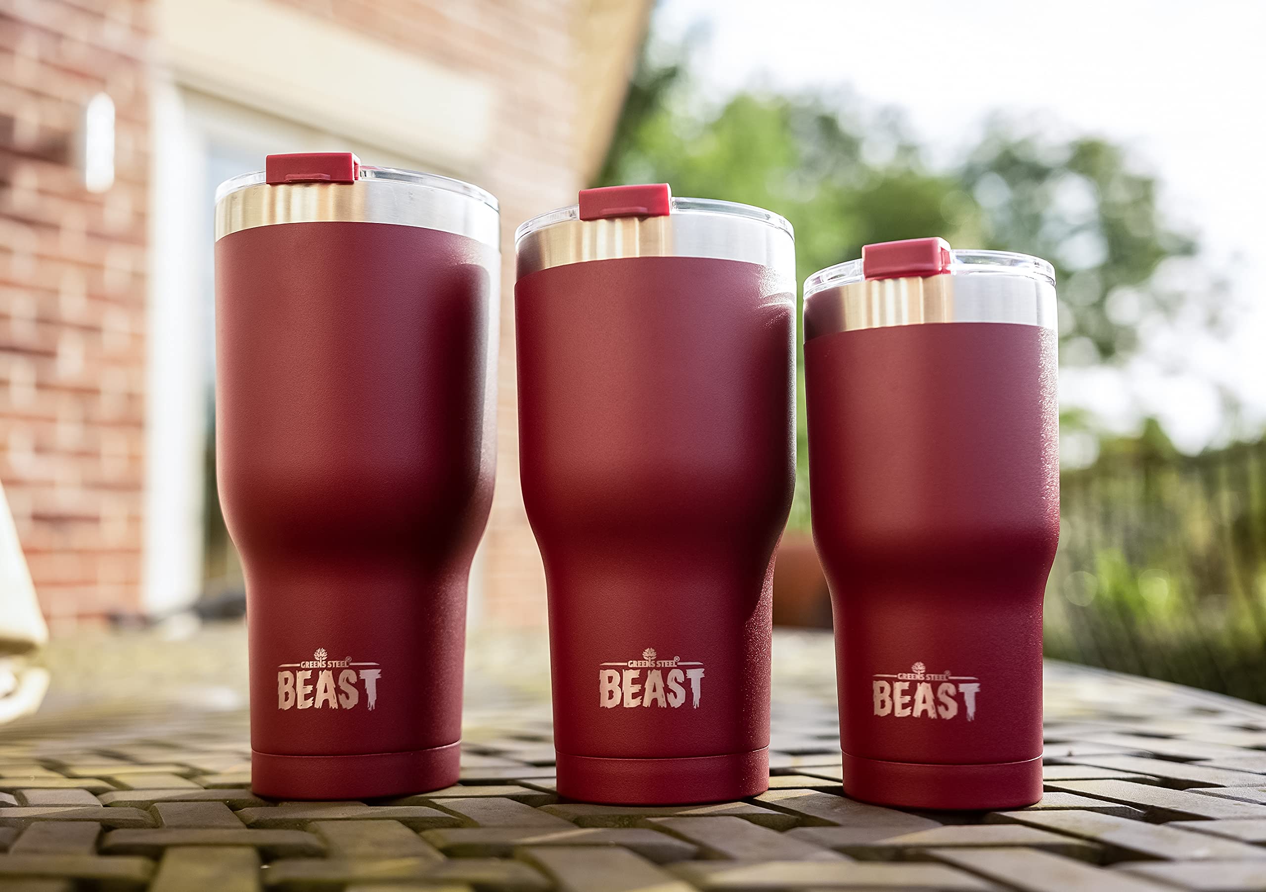 Foto 4 pulgar | Tumbler Greens Steel Beast 887 ml con Aislamiento al Vacío - Venta Internacional