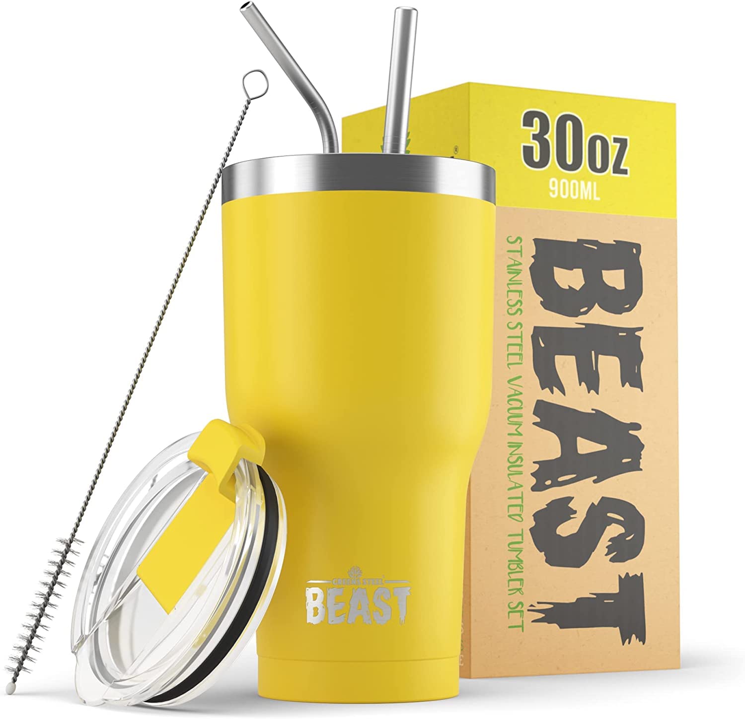 Tumbler Greens Steel Beast 887 ml con Aislamiento Al Vacío - Venta Internacional
