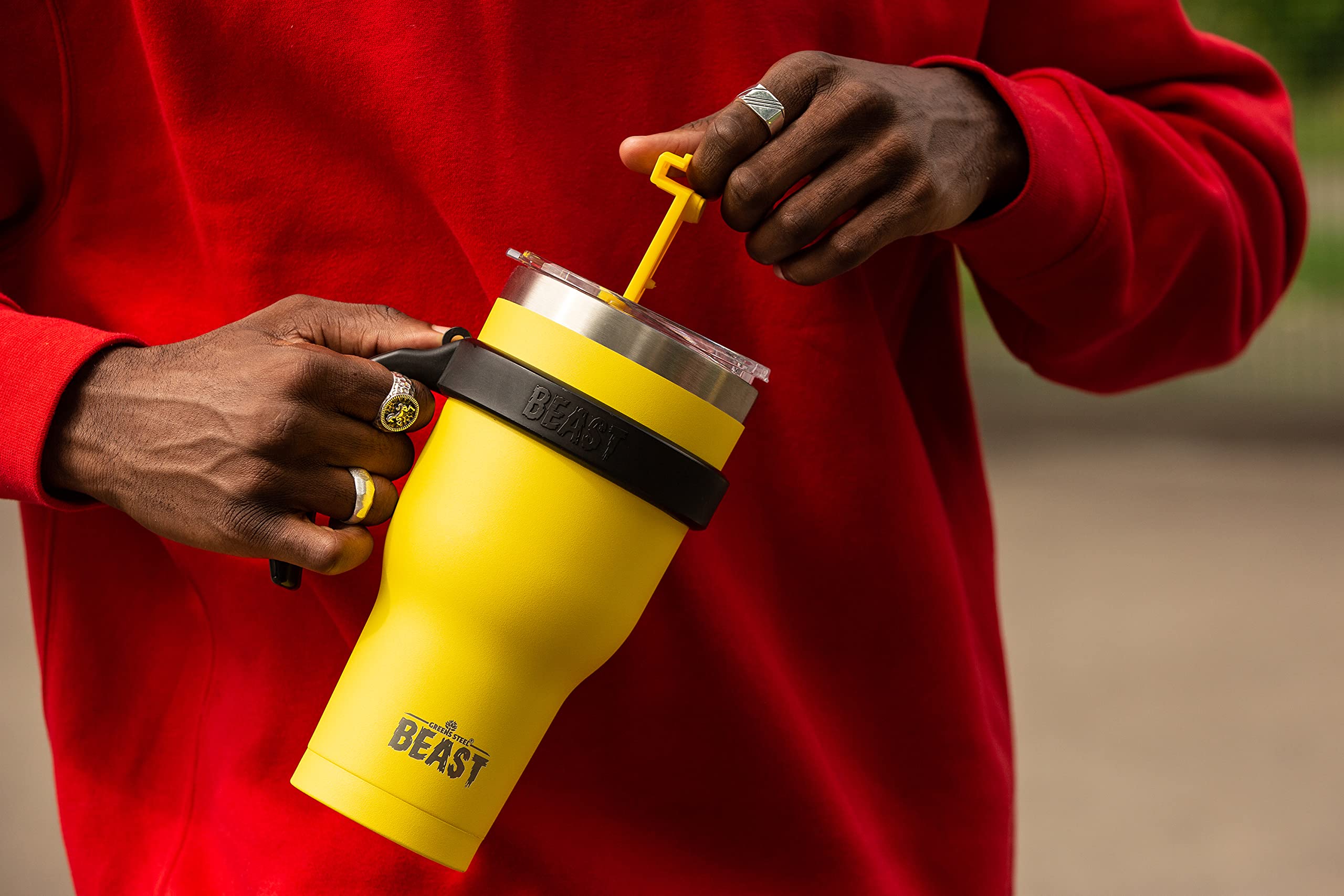 Foto 2 | Tumbler Greens Steel Beast 887 ml con Aislamiento Al Vacío - Venta Internacional