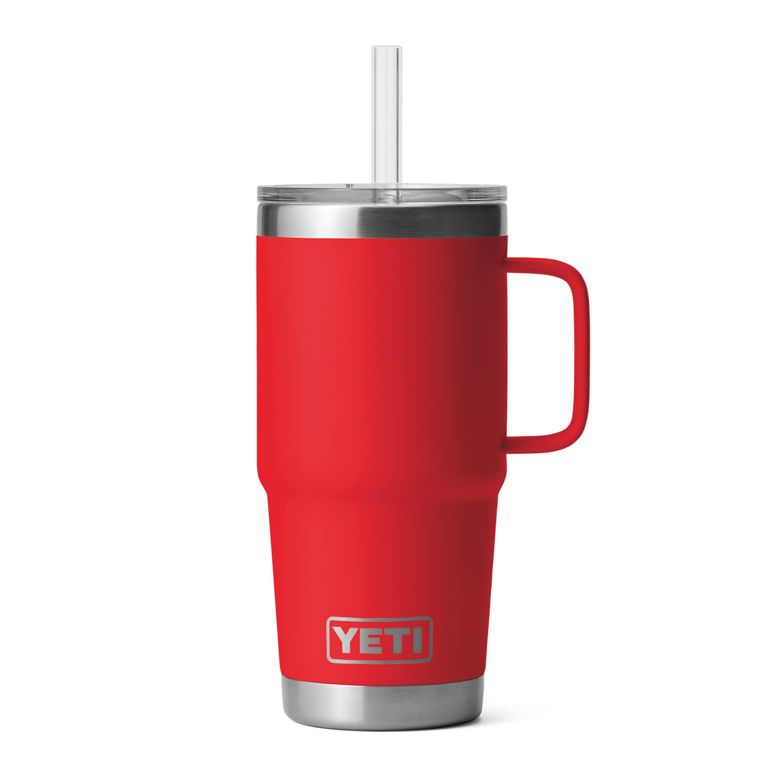 Foto 6 pulgar | Taza Yeti Rambler de 750 ml con Tapa de Pajita con Aislamiento al Vacío Rojo - Venta Internacional