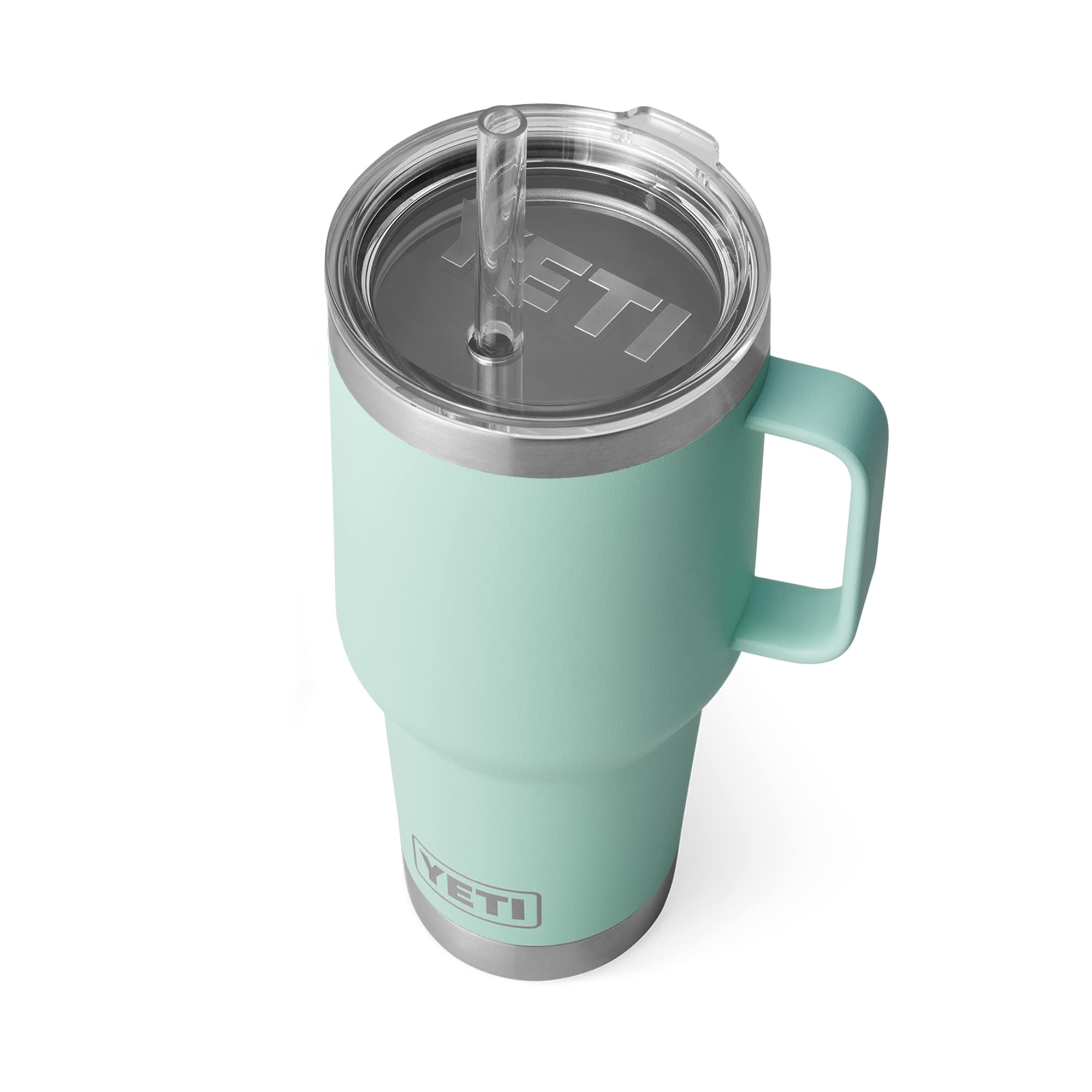 Foto 2 pulgar | Taza Yeti Rambler de 1 l con Tapa de Pajita con Aislamiento al Vacío Azul - Venta Internacional