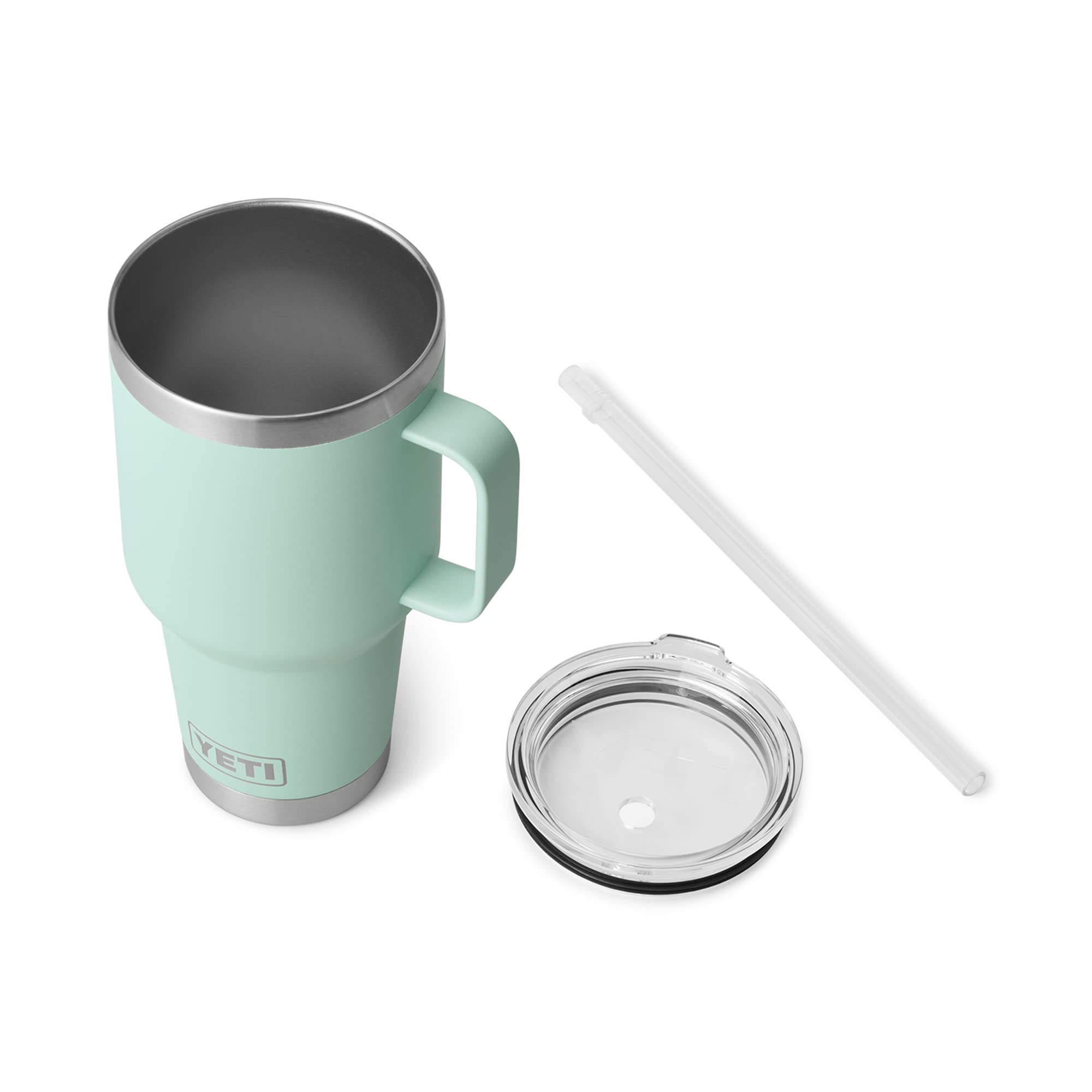 Foto 5 pulgar | Taza Yeti Rambler de 1 l con Tapa de Pajita con Aislamiento al Vacío Azul - Venta Internacional