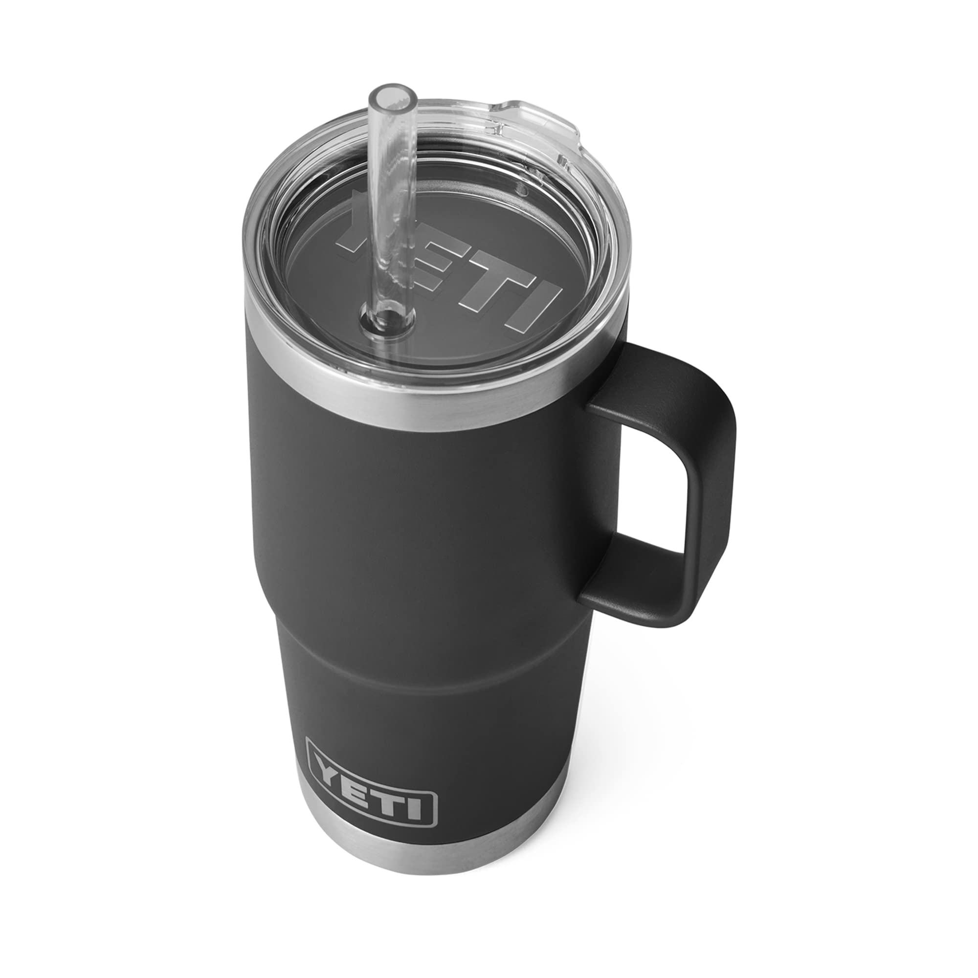 Foto 2 pulgar | Taza Yeti Rambler de 750 ml con Tapa de Pajita con Aislamiento al Vacío Negro - Venta Internacional