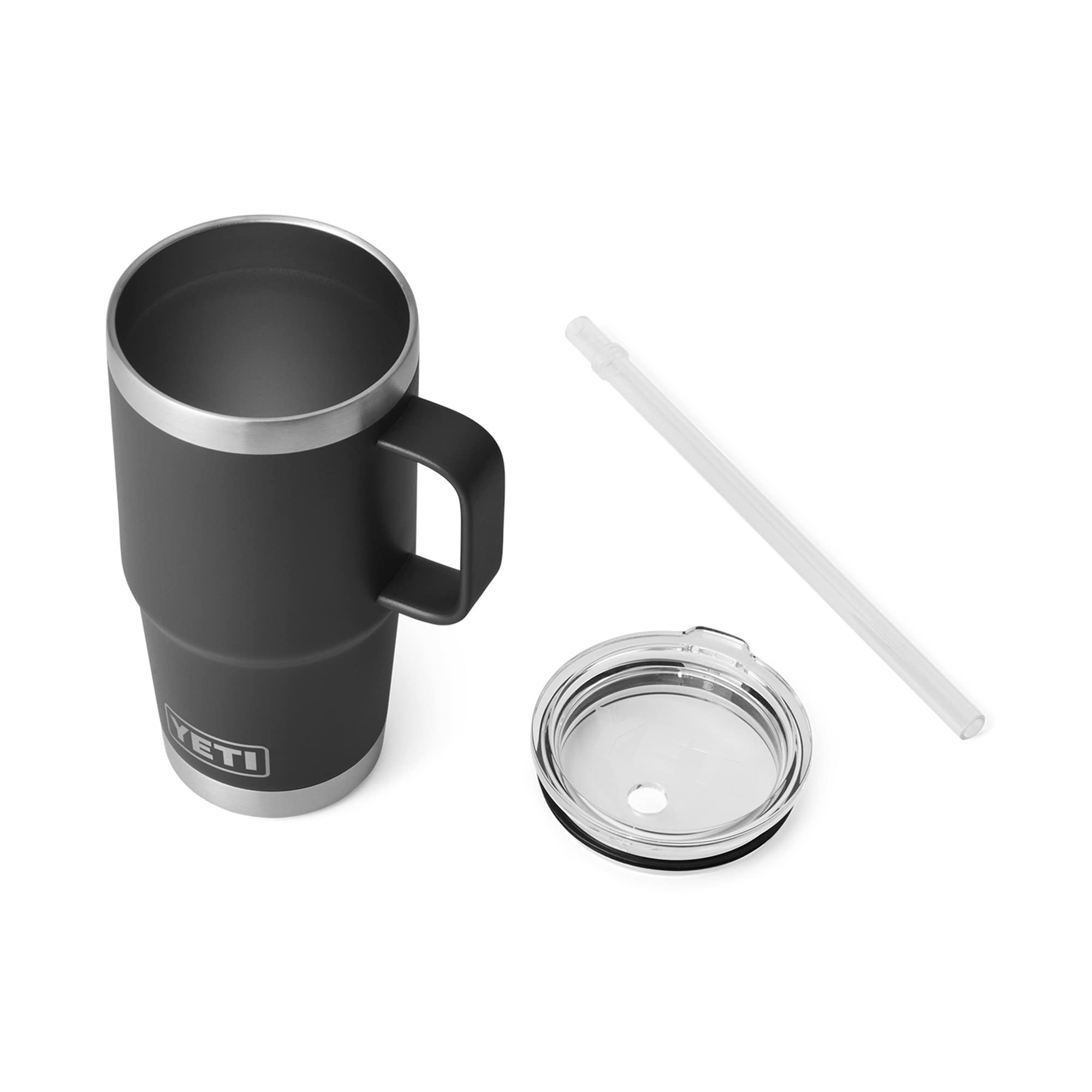 Foto 5 pulgar | Taza Yeti Rambler de 750 ml con Tapa de Pajita con Aislamiento al Vacío Negro - Venta Internacional