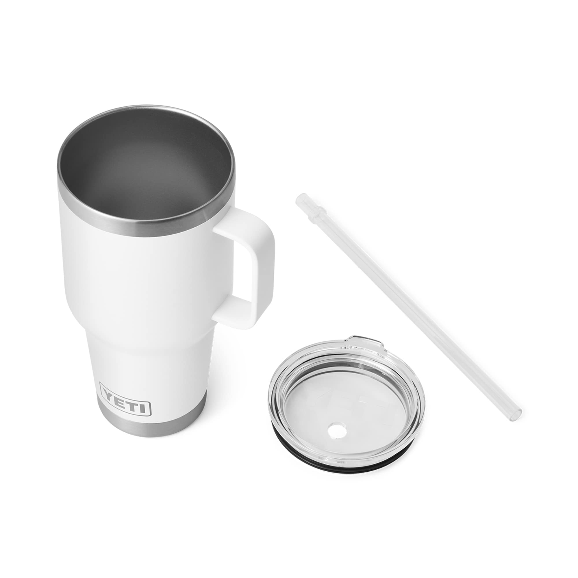 Foto 5 pulgar | Taza Yeti Rambler de 1 l con Tapa de Pajita con Aislamiento al Vacío Blanco - Venta Internacional