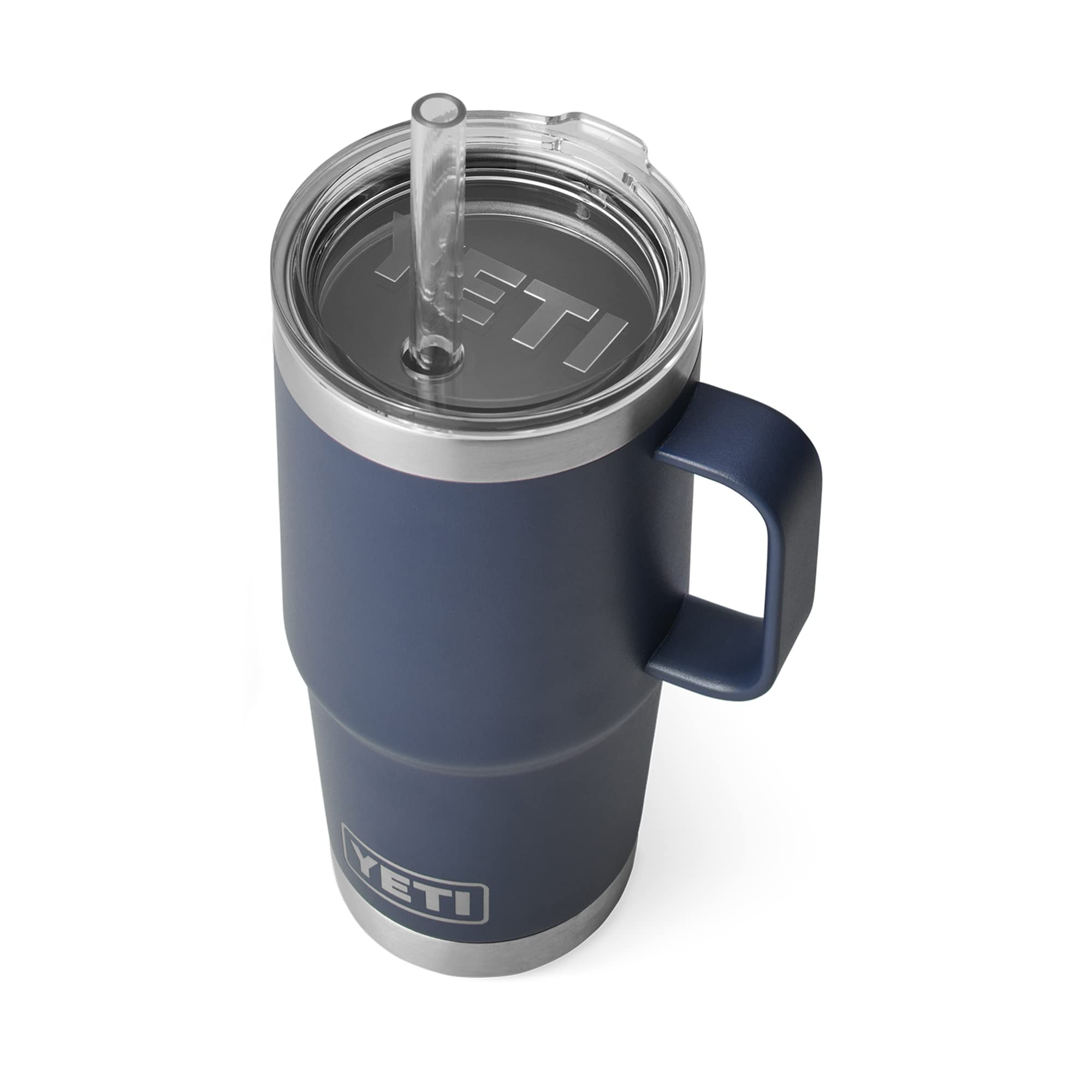 Taza Yeti Rambler de 750 ml con Tapa de Pajita con Aislamiento al Vacío Azul Marino - Venta Internacional