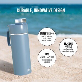 Foto 5 | Botella de Agua Ninja Thirsti Dw2401bl 700 ml de Acero Inoxidable - Venta Internacional