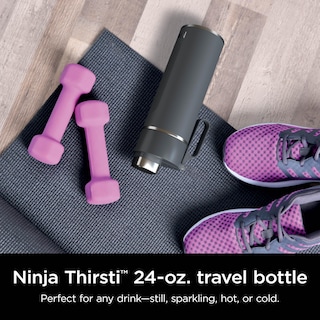 Foto 2 | Botella de Agua Ninja Thirsti Dw2401gy 700 ml de Acero Inoxidable - Venta Internacional