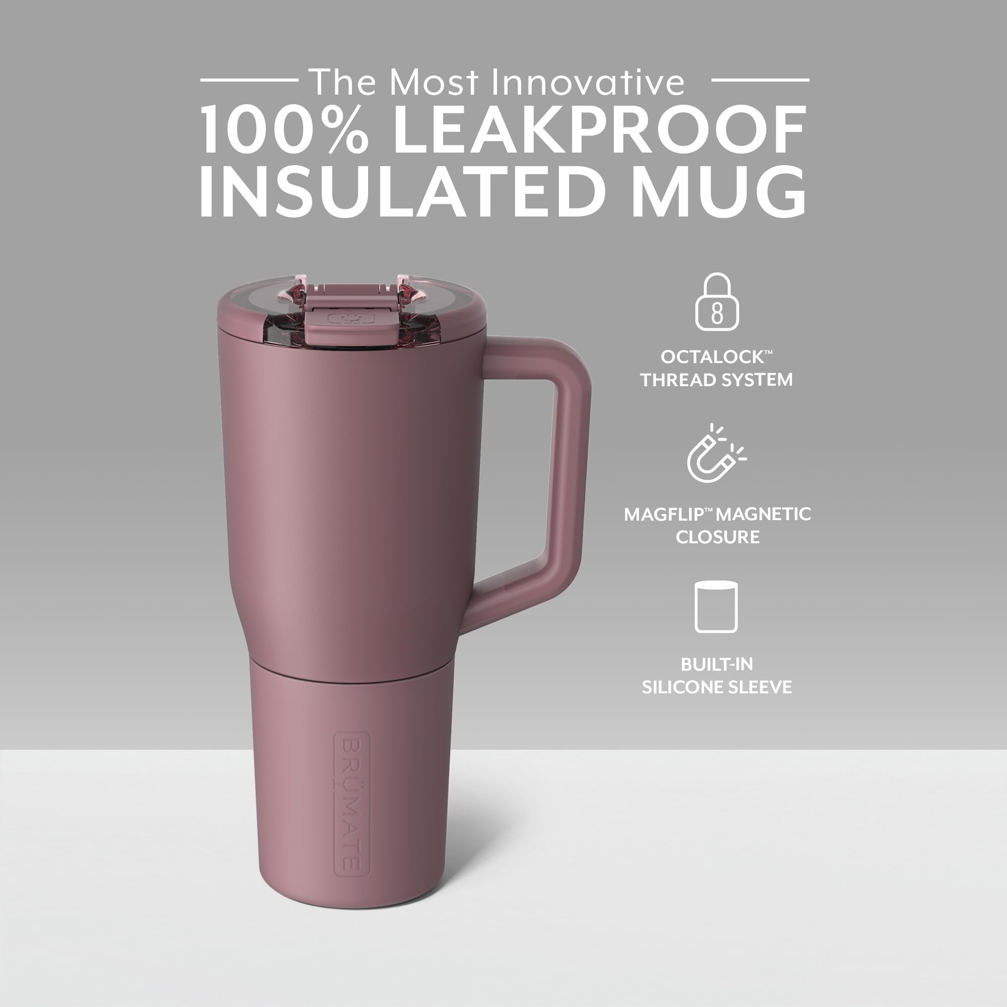 Foto 3 pulgar | Taza de Café Brümate Müv de Acero Inoxidable  1 litro con Asa y Tapa - Venta Internacional