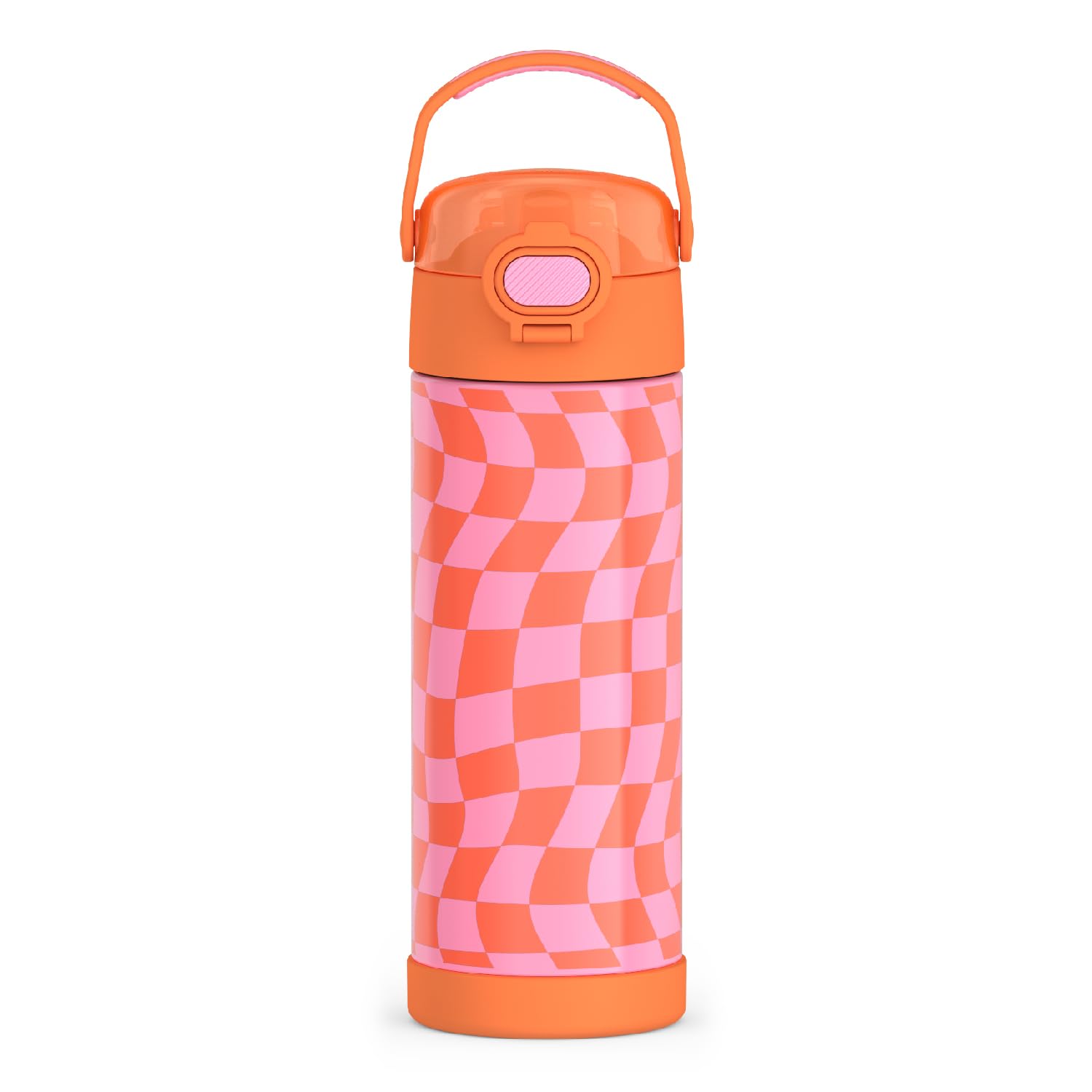 Foto 2 pulgar | Botella con Aislamiento al Vacío Thermos Funtainer Wavy Checkers De 473 Ml - Venta Internacional