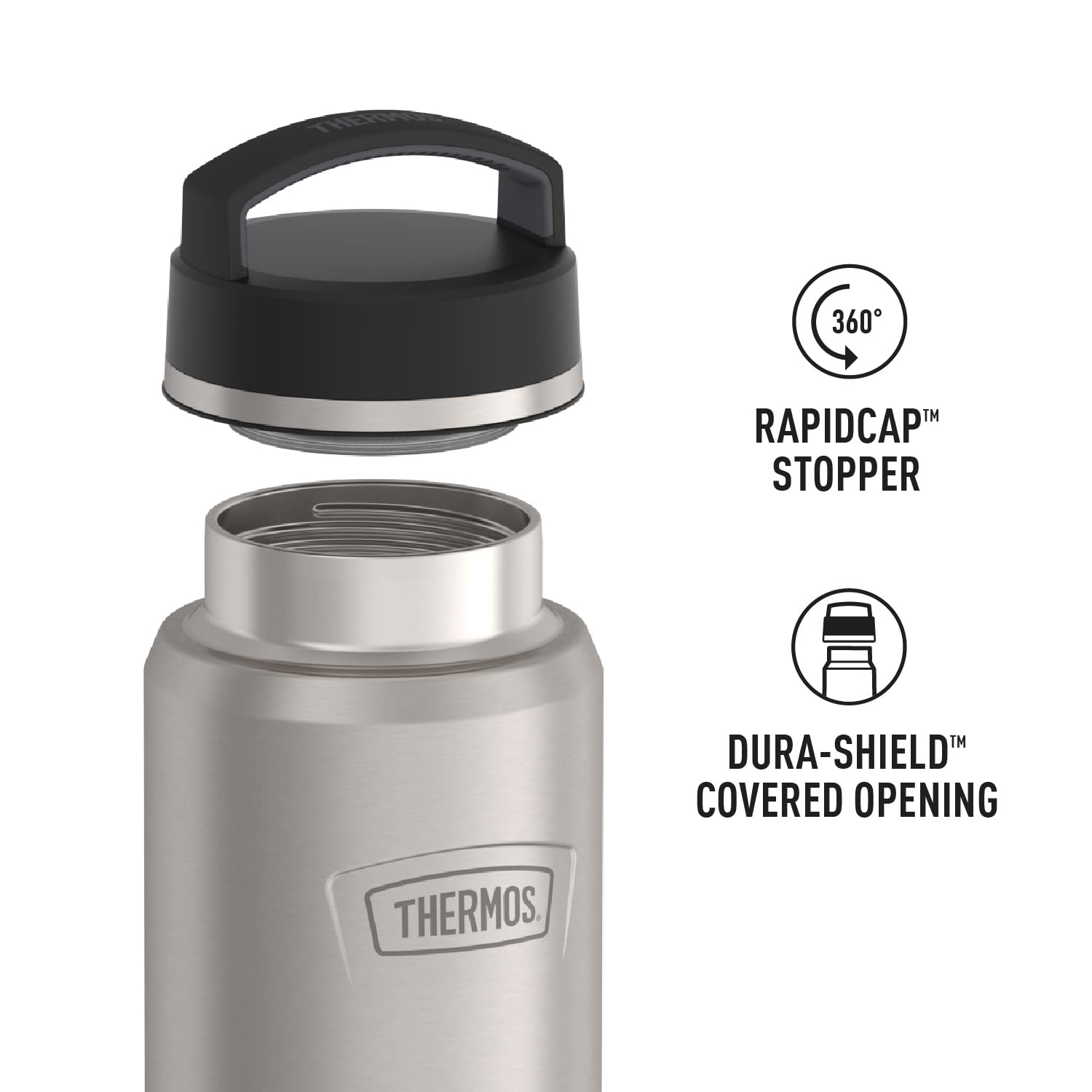 Foto 4 pulgar | Botella de Agua Thermos Icon Series de Acero Inoxidable 1.2l - Venta Internacional