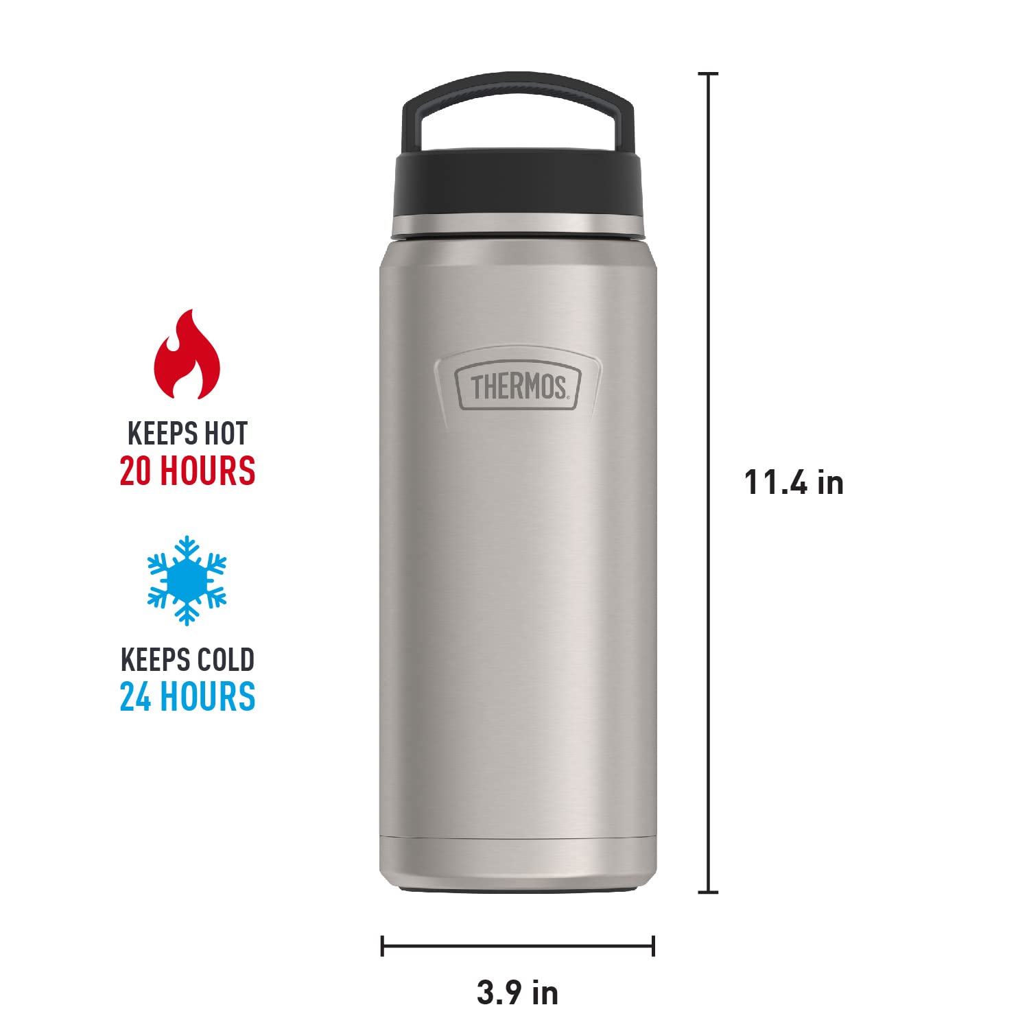 Foto 8 pulgar | Botella de Agua Thermos Icon Series de Acero Inoxidable 1.2l - Venta Internacional