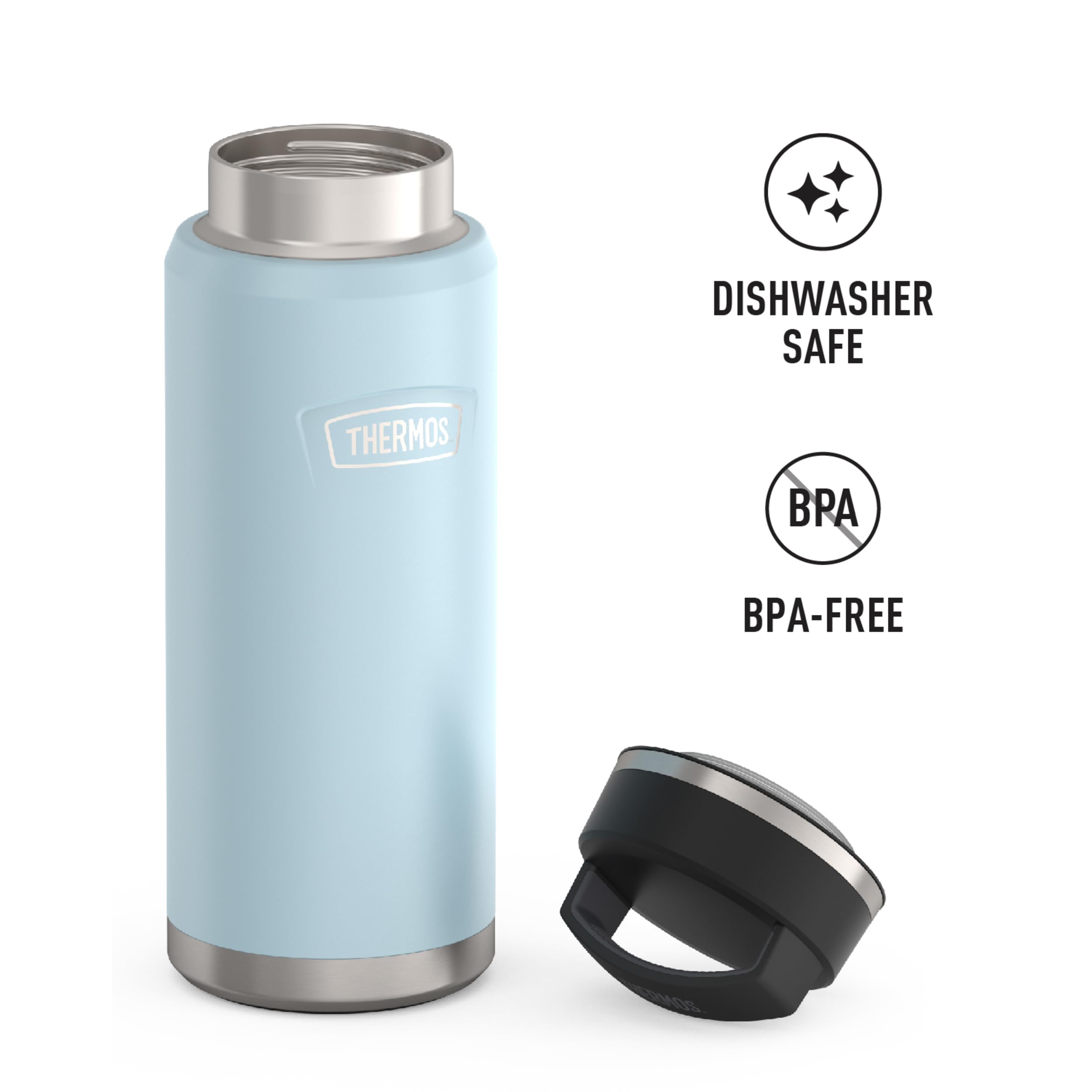 Foto 6 pulgar | Botella de Agua Thermos Icon Series de Acero Inoxidable 1.2l - Venta Internacional
