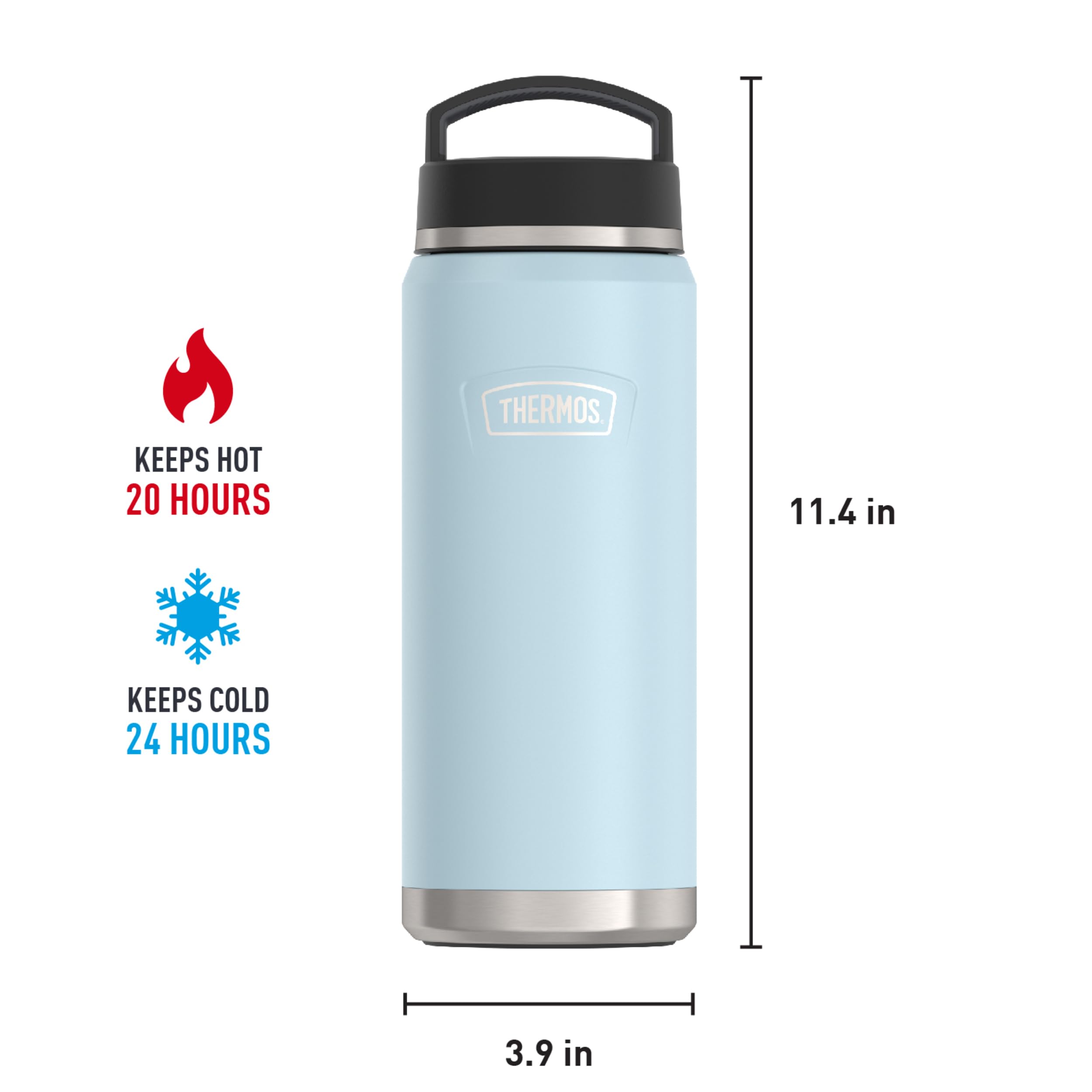 Foto 7 pulgar | Botella de Agua Thermos Icon Series de Acero Inoxidable 1.2l - Venta Internacional
