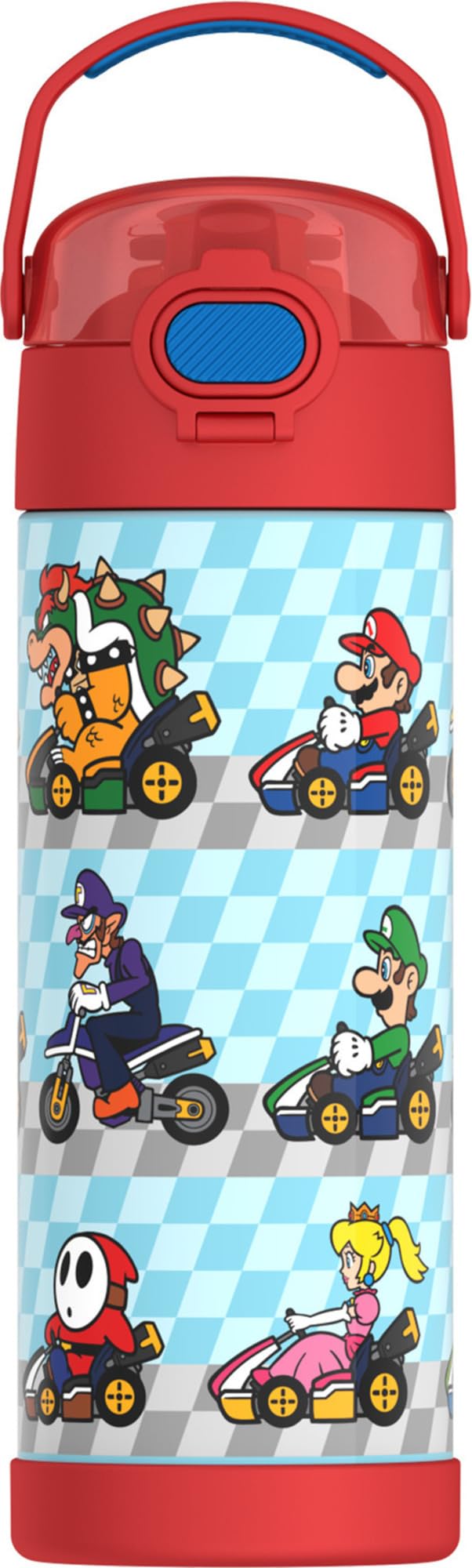 Botella con Aislamiento al Vacío Thermos Funtainer 473 ml Mario - Venta Internacional