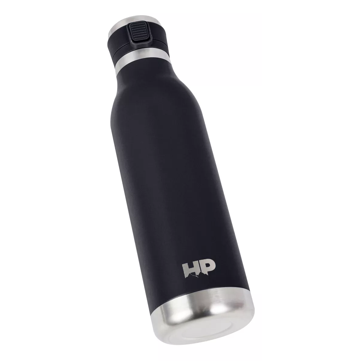 Foto 2 pulgar | Termo De Acero Inoxidable Grande 750 Ml Botella Antiderrame Eo Safe Imports Esi-13859 Negro