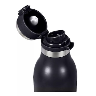Foto 2 | Termo De Acero Inoxidable Grande 750 Ml Botella Antiderrame Eo Safe Imports Esi-13859 Negro