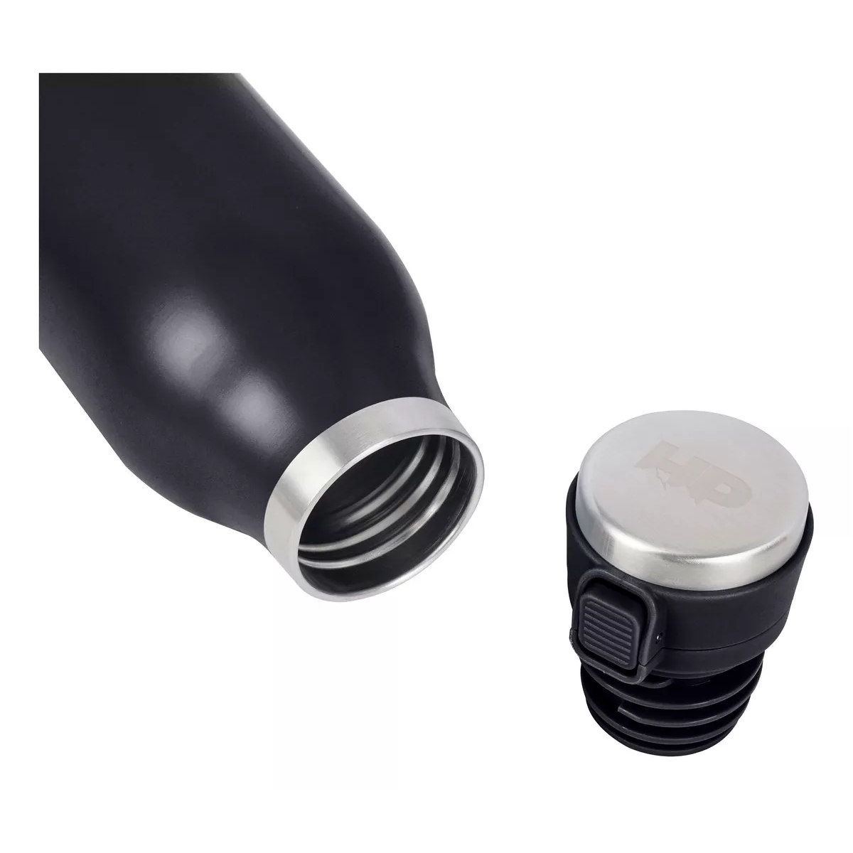 Foto 5 pulgar | Termo De Acero Inoxidable Grande 750 Ml Botella Antiderrame Eo Safe Imports Esi-13859 Negro