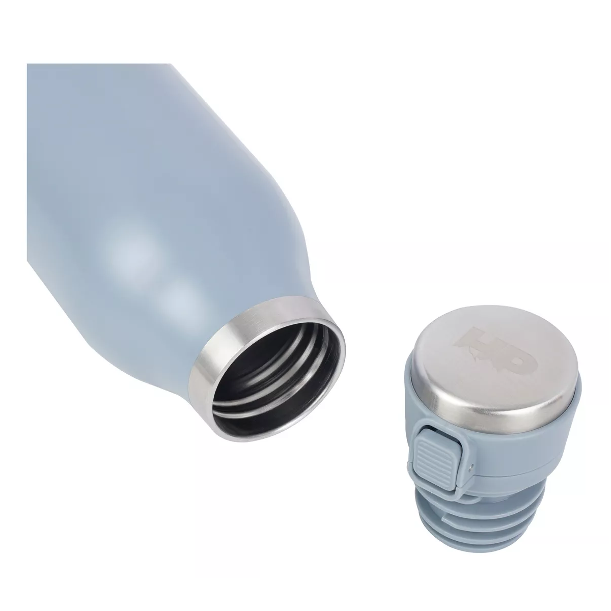 Foto 4 pulgar | Termo De Acero Inoxidable Grande 750 Ml Botella Antiderrame  Eo Safe Imports Esi-13858 Gris