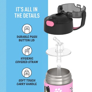 Foto 4 | Botella de Agua Thermos Funtainer Kittens 350 ml Kids Stainer Stainer - Venta Internacional