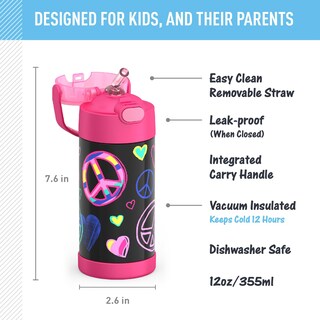 Foto 2 | Botella de Agua Thermos Funtainer 350 Ml Para Niños De Acero Inoxidable - Venta Internacional