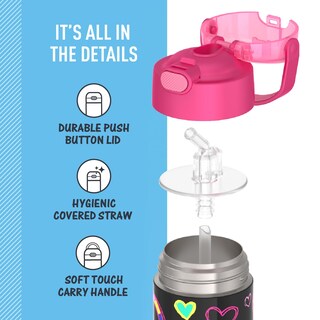 Foto 4 | Botella de Agua Thermos Funtainer 350 Ml Para Niños De Acero Inoxidable - Venta Internacional
