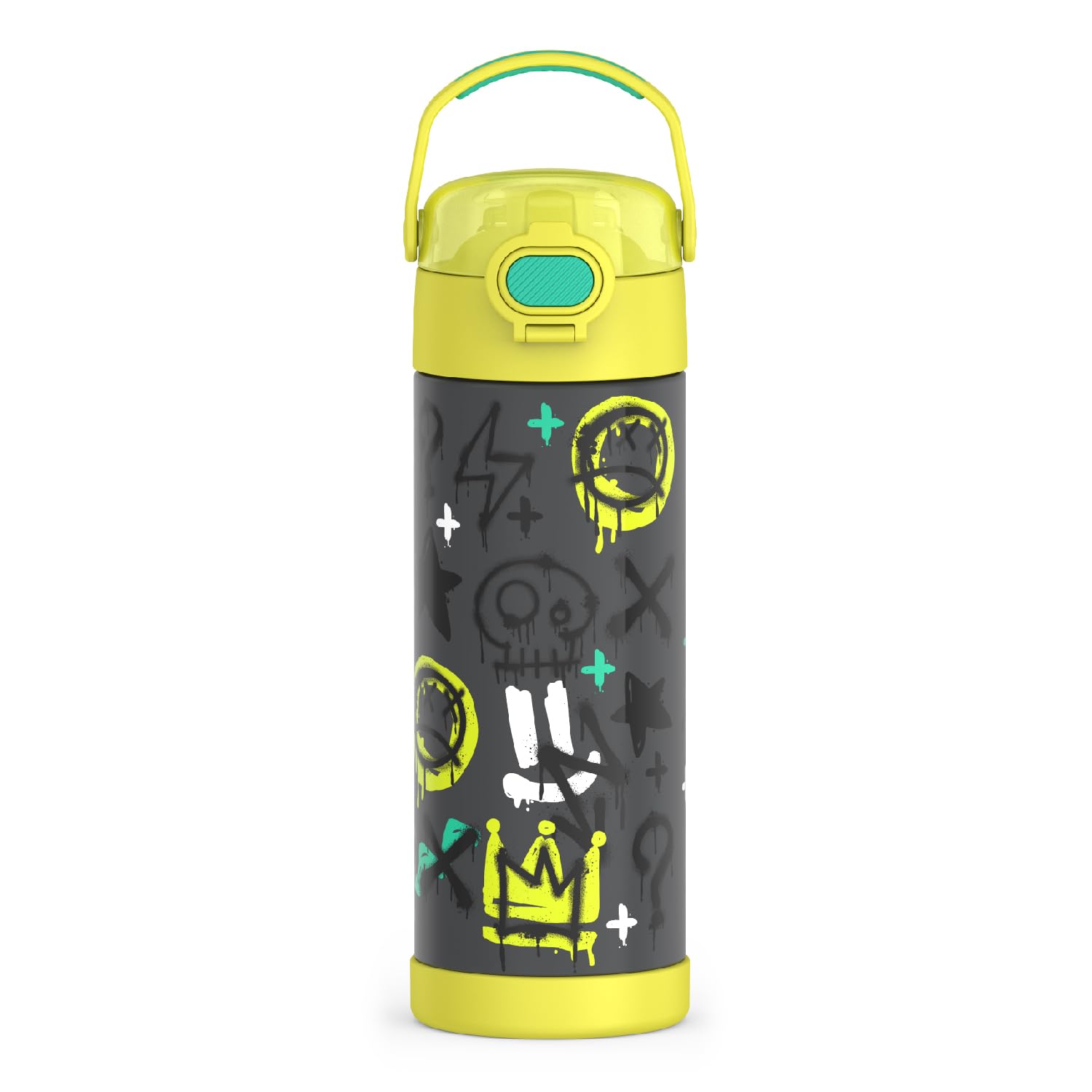 Botella con Aislamiento al Vacío Thermos Funtainer 473 ml Graffiti Boy - Venta Internacional