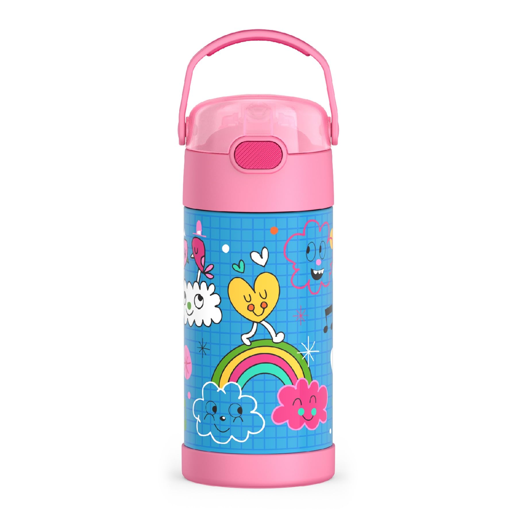 Botella de Agua Thermos Funtainer Sketchbook 350 Ml Para Niños - Venta Internacional
