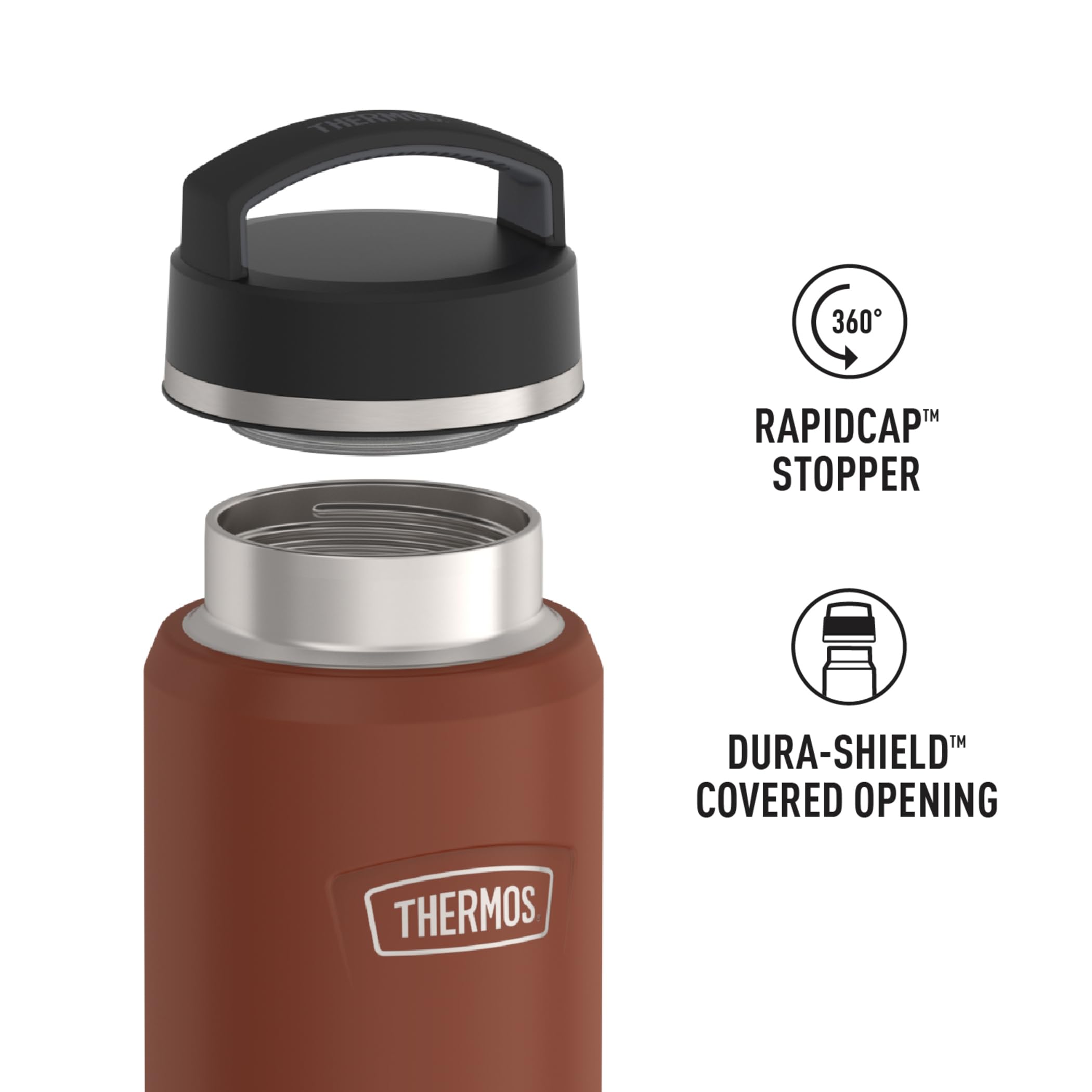 Foto 4 pulgar | Botella de Agua Thermos Icon Series Sillín de Acero Inoxidable De 1,2 L - Venta Internacional