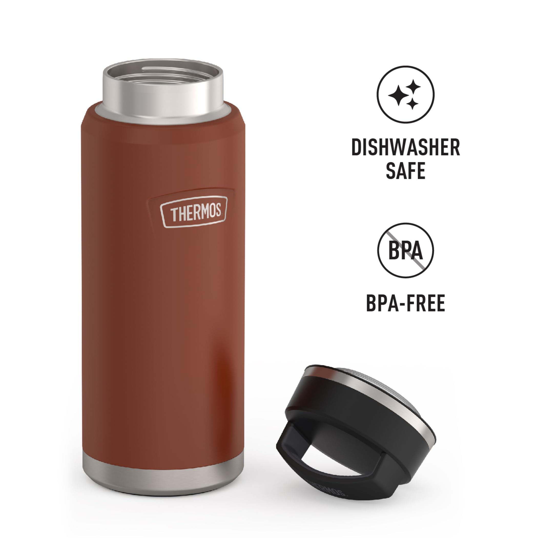 Foto 6 pulgar | Botella de Agua Thermos Icon Series Sillín de Acero Inoxidable De 1,2 L - Venta Internacional
