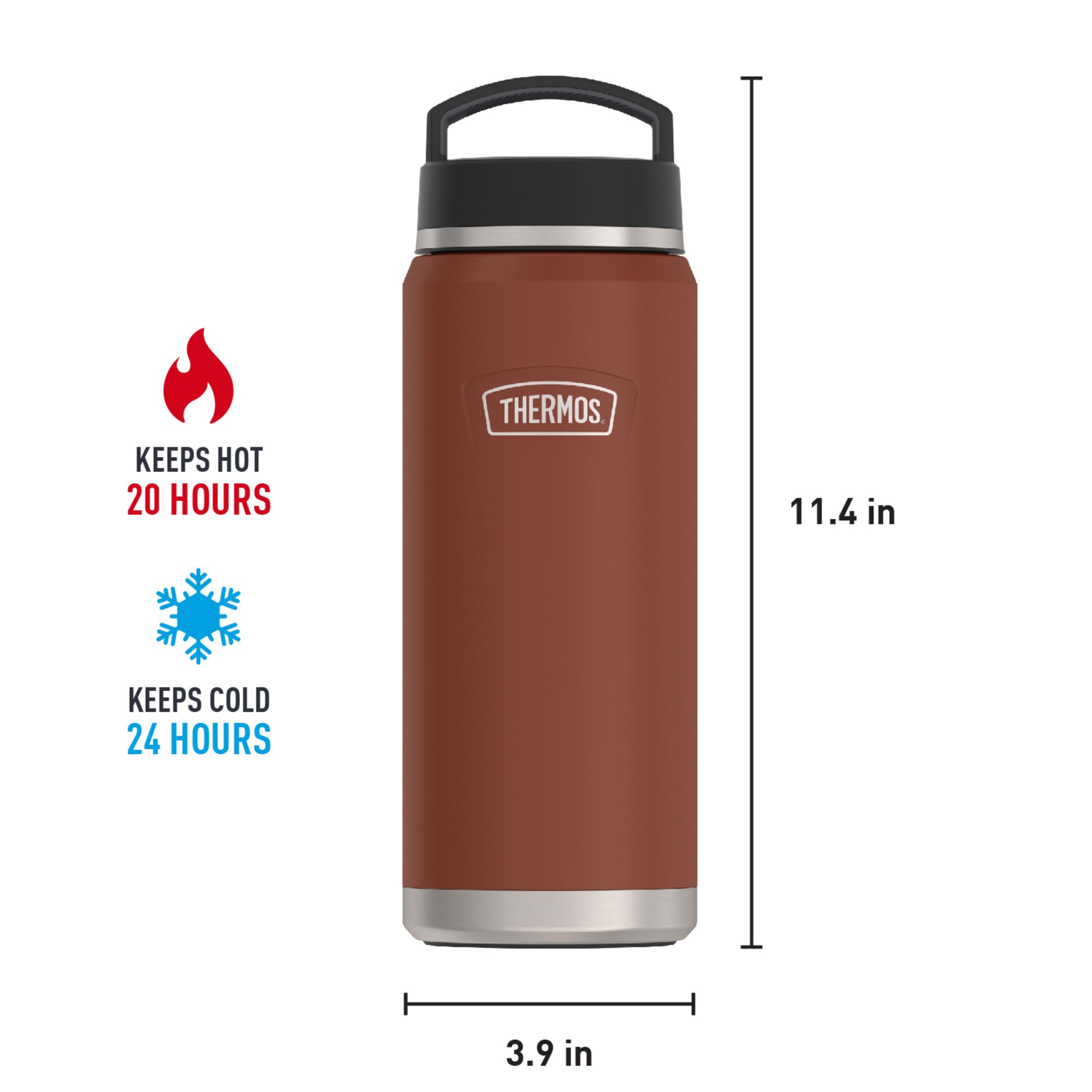 Foto 8 pulgar | Botella de Agua Thermos Icon Series Sillín de Acero Inoxidable De 1,2 L - Venta Internacional