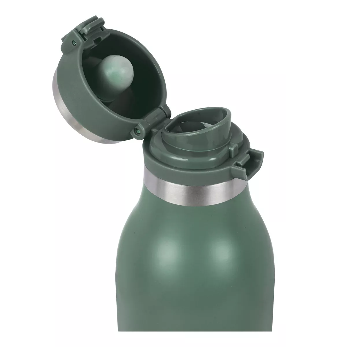 Foto 4 pulgar | Termo De Acero Inoxidable Grande 750 Ml Botella Antiderrame Eo Safe Imports Esi-13860 Verde