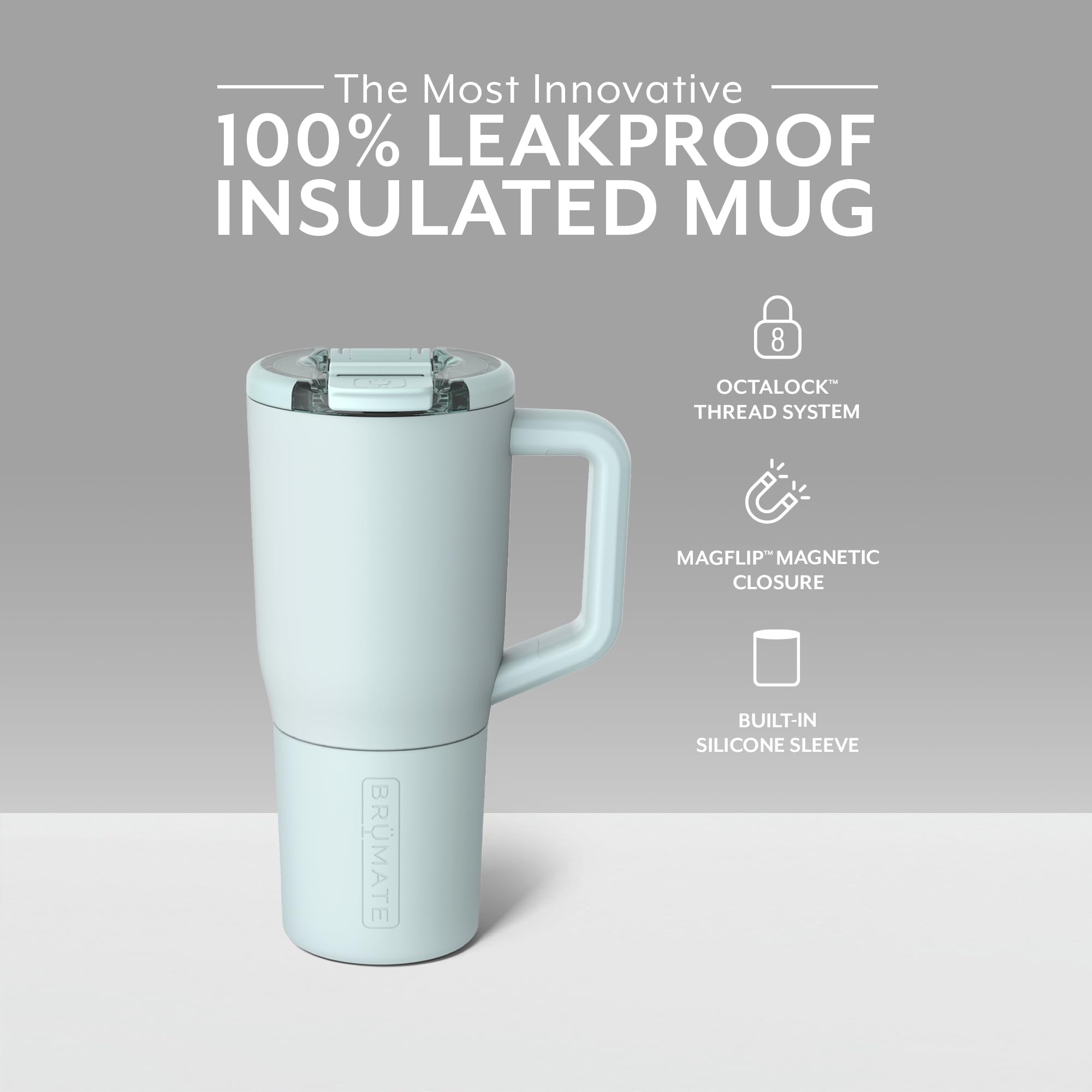 Foto 3 pulgar | Taza de Café BrüMate Müv Agave Azul 750 ml - Venta Internacional