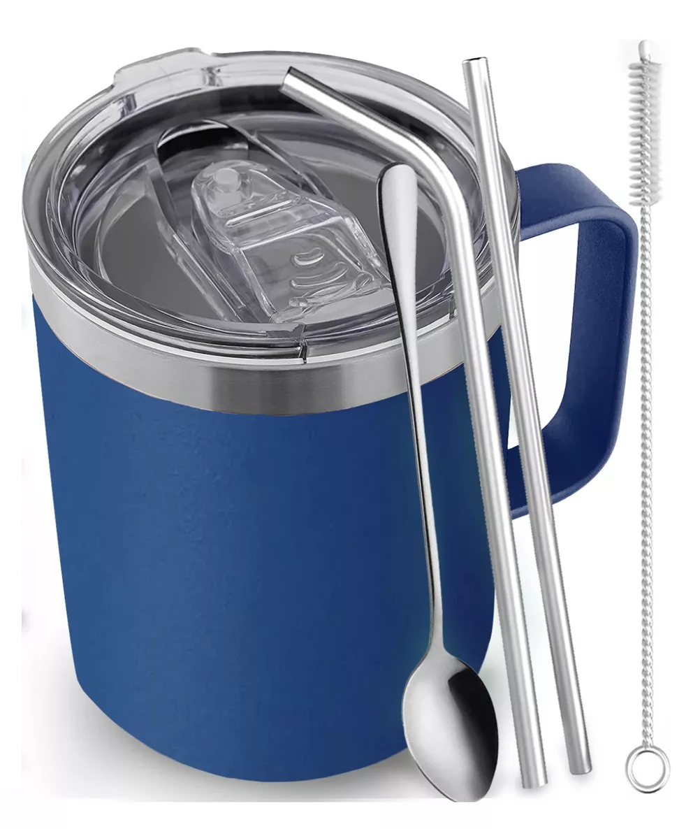 Foto 2 | Vaso Térmico de Acero Inoxidable 12 Oz Portátil Azul Marino