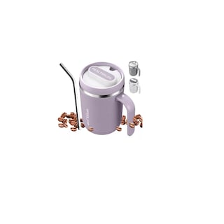 Foto 2 | Taza De Café De Acero Inoxidable De 500ml Con Asa Eo Safe Imports Esi-14195 Violeta