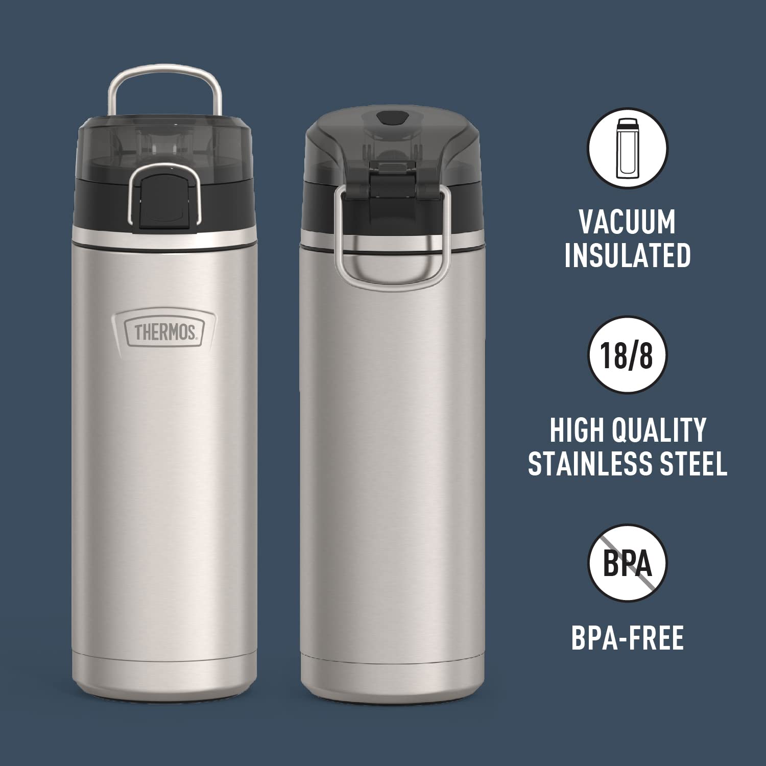 Foto 3 pulgar | Botella De Agua Thermos Icon Series De Acero Inoxidable 700 Ml - Venta Internacional.