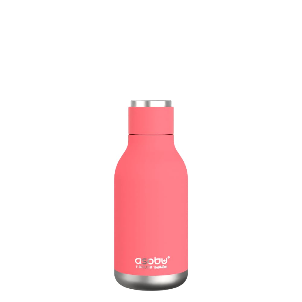 Foto 1 | Botella Aislante De Acero Inoxidable Asobu Urban 500 Ml, Color Melocotón - Venta Internacional.