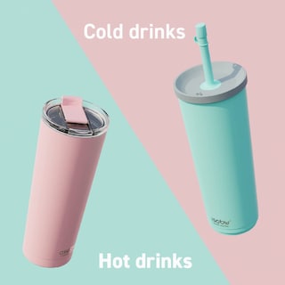 Foto 7 | Vaso Asobu Ocean De Acero Inoxidable De 800 Ml Con Tapa Con Pajita - Venta Internacional.