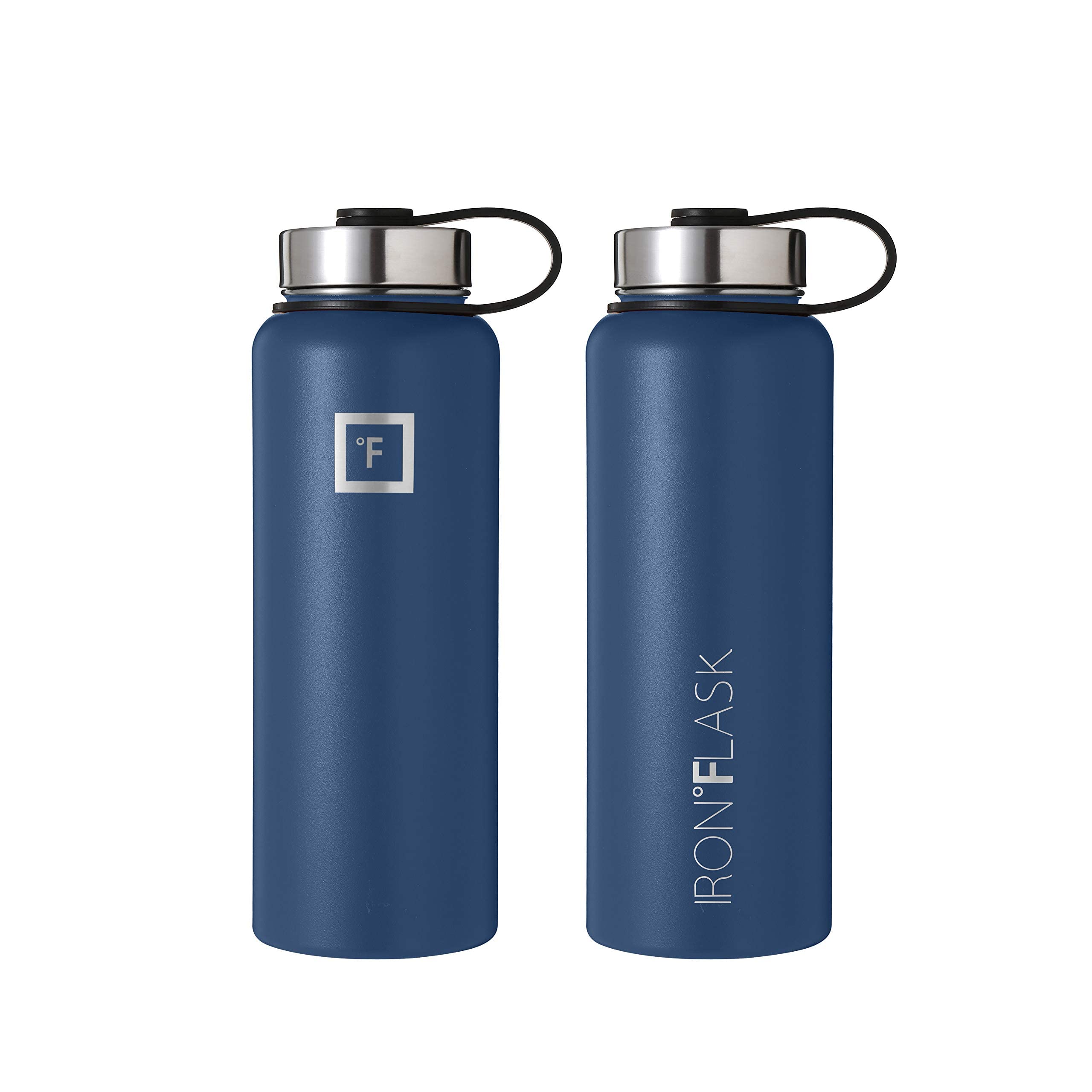 Foto 5 pulgar | Botella De Agua Iron °flask Sports De Boca Ancha De 1,2 L, Color Azul Crepúsculo - Venta Internacional.