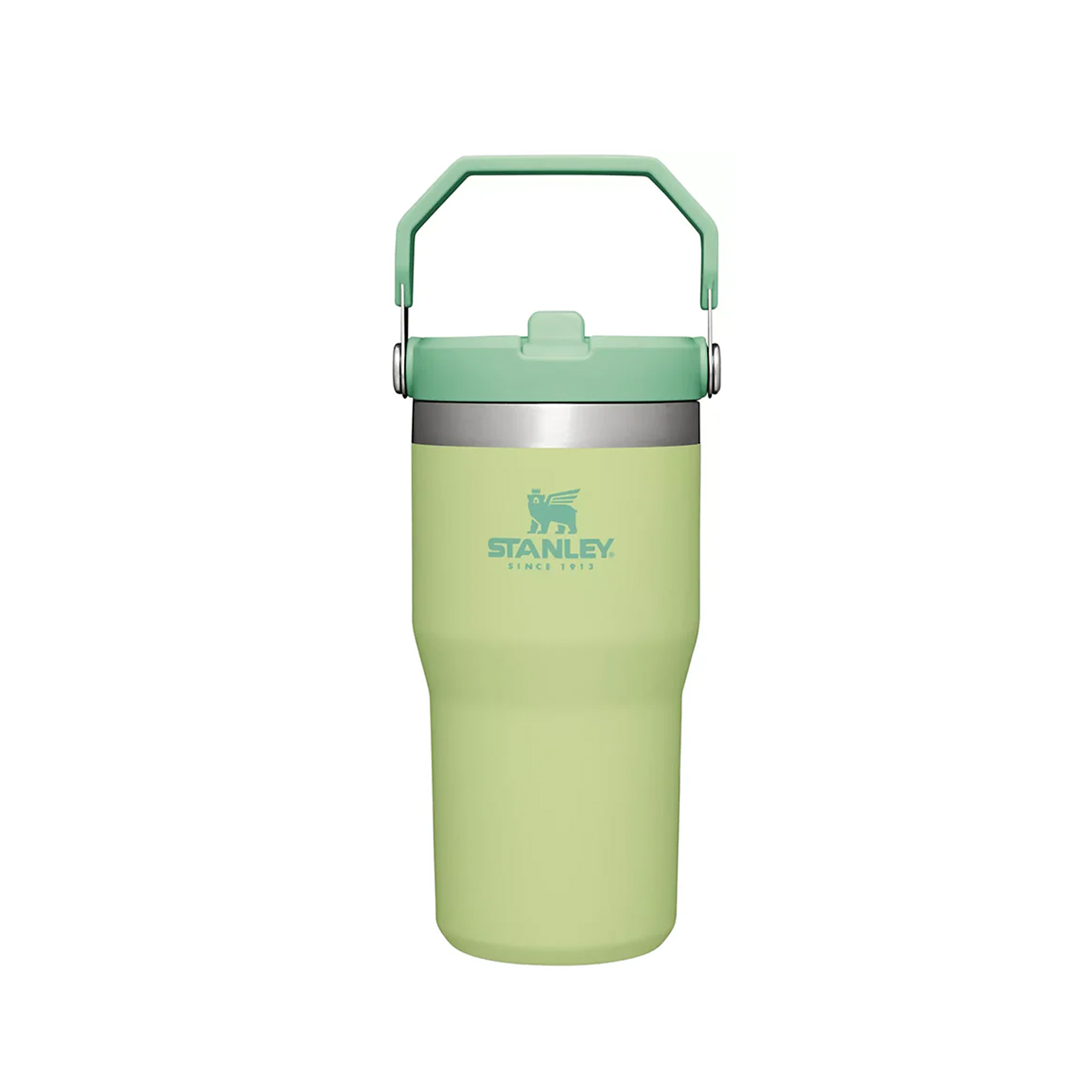 Termo Iceflow Flip Straw 20oz Citron Marca Stanley 95726pt Verde