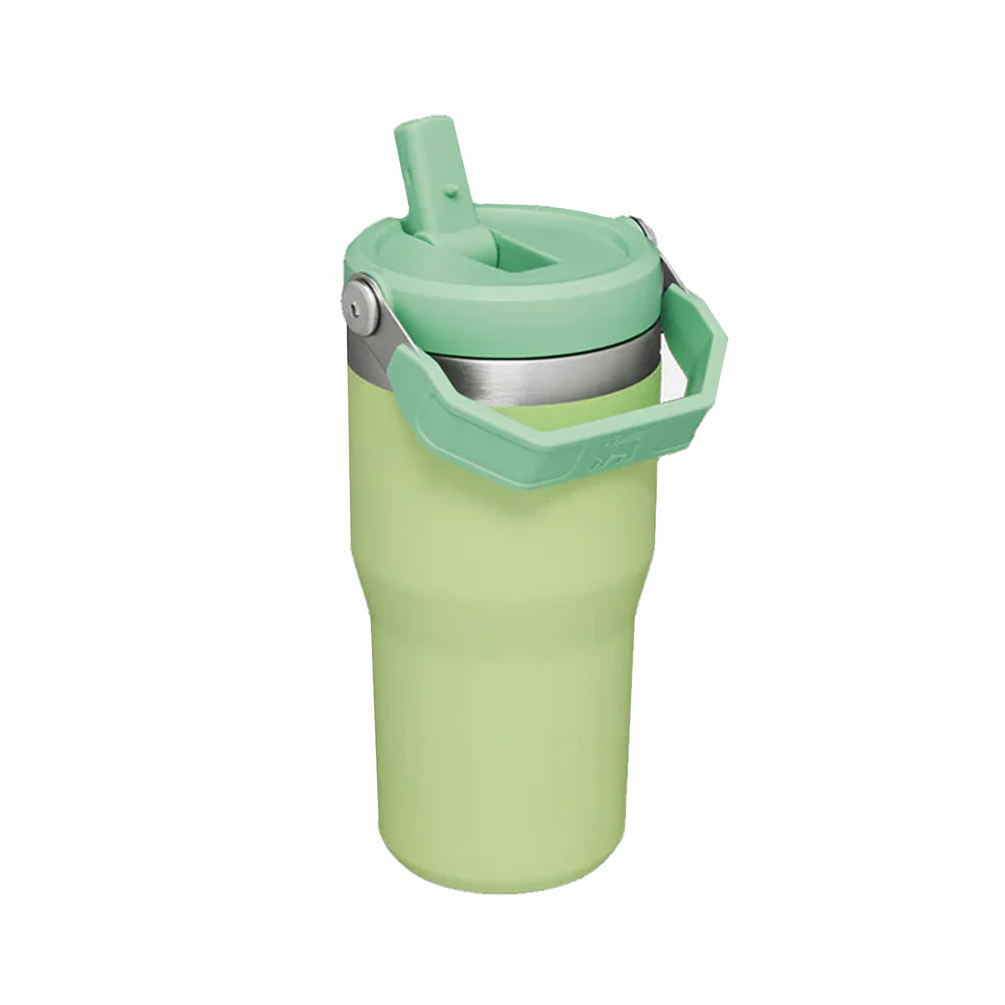 Foto 4 pulgar | Termo Iceflow Flip Straw 20oz Citron Marca Stanley 95726pt Verde