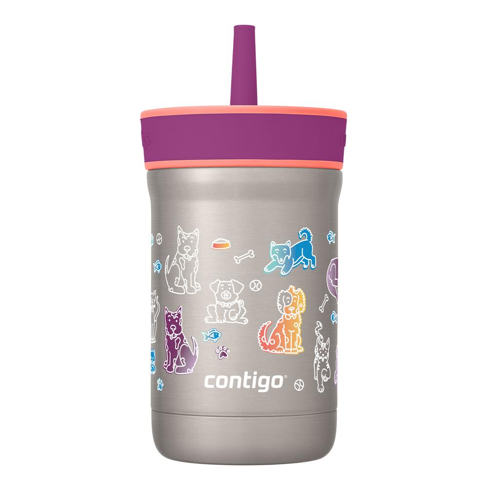 Foto 2 pulgar | Termo Botella Contigo 12oz de Acero Inoxidable con Popote para Niños