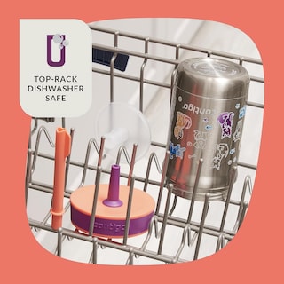 Foto 2 | Termo Botella Contigo 12oz de Acero Inoxidable con Popote para Niños