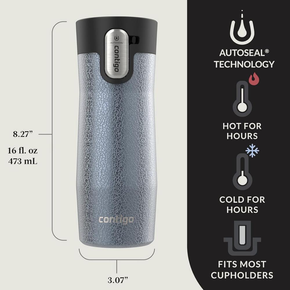 Foto 2 | Termo 16 Oz Autoseal Westloop 3.0 Acero Inoxidable Contigo